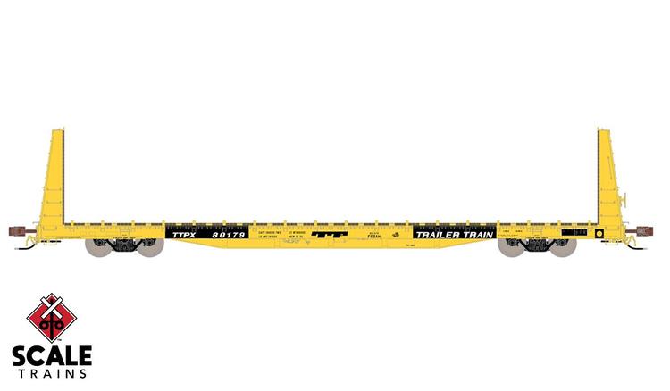 Load image into Gallery viewer, ScaleTrains Rivet Counter HO Scale F68AH Bulkhead Flat Car - TTPX #81119