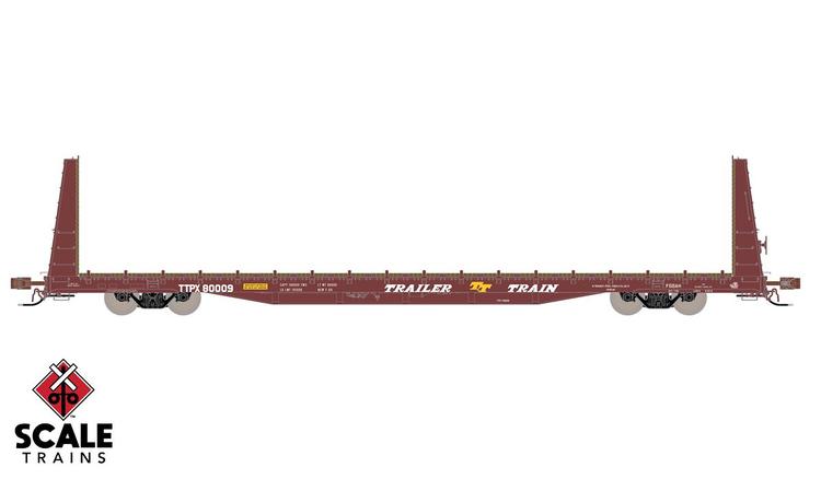 Load image into Gallery viewer, ScaleTrains Rivet Counter HO Scale F68AH Bulkhead Flat Car - TTPX