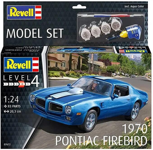 Revell Germany 1/24 1970 Pontiac Firebird Model Set