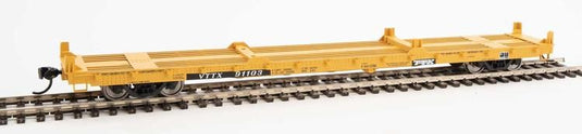 Walthers Mainline HO 60' Pullman-Standard Flatcar - Trailer-Train VTTX (20' & 40' Container Loading)