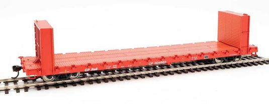 Walthers Mainline HO 60' Pullman-Standard Bulkhead Flatcar (48' IL) - Canadian Pacific CP