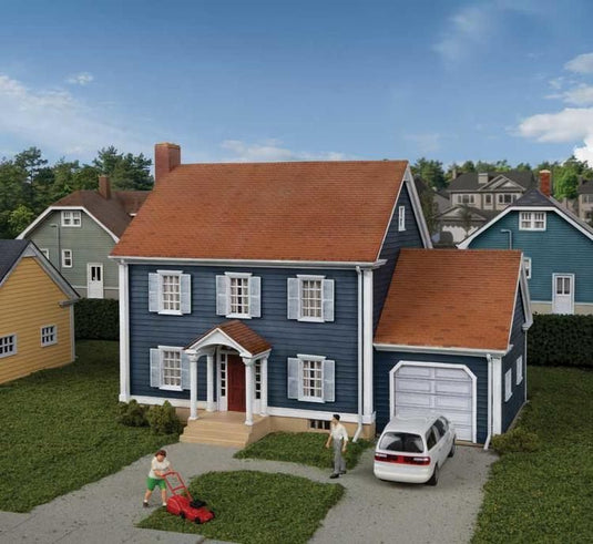 Walthers Cornerstone HO Colonial House - Kit
