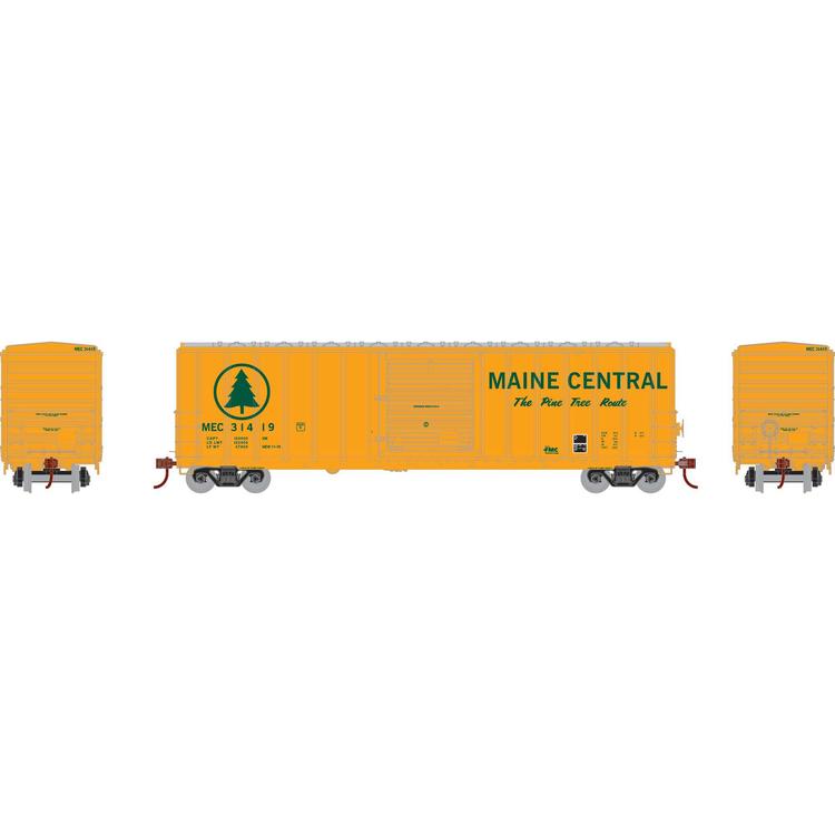 Chargez l'image dans la visionneuse de la galerie, Athearn Ready To Roll HO 50' FMC 5347 Boxcar - Maine Central - MEC #31428