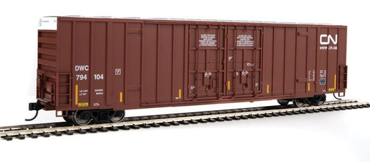 Walthers Mainline HO 60' High-Cube Plate F Boxcar - CN /DWC #794104