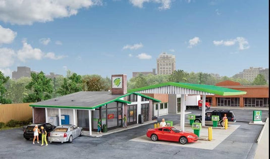 Walthers Cornerstone HO Modernized Gas Station - Kit