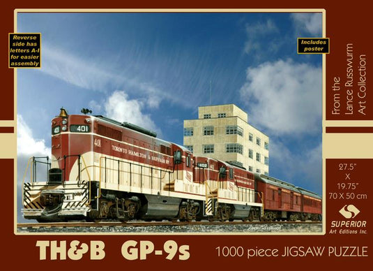 Superior Art Editions Puzzle - TH&B GP9 Diesel (1000 Pieces)