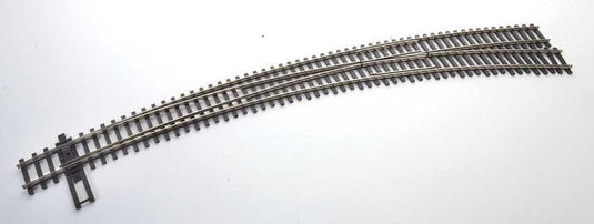 Walthers Track HO Code 83 Nickel Silver DCC Friendly Curved Turnout - 24 and 28