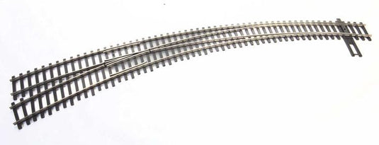 Walthers Track HO Code 83 Nickel Silver DCC Friendly Curved Turnout - 20 and 24