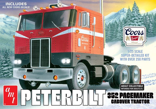 AMT 1/25 Peterbilt 352 Pacemaker COE Coors Beer