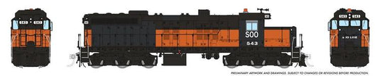 Rapido Trains HO EMD SD10 w/DCC & Sound - SOO Line