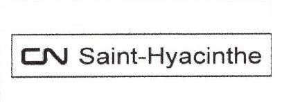 Signalisation C&G HO CN Prochaine Gare - Saint-Hyacinthe