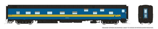 Rapido Trains HO CC&F Duplex Sleeper - VIA Rail : #1121 / Elderbank