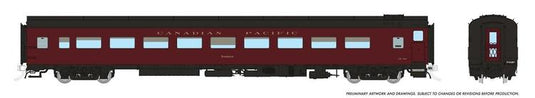 Rapido Trains HO CC&F Lightweight Coach - CP / Royal Canadian Pacific