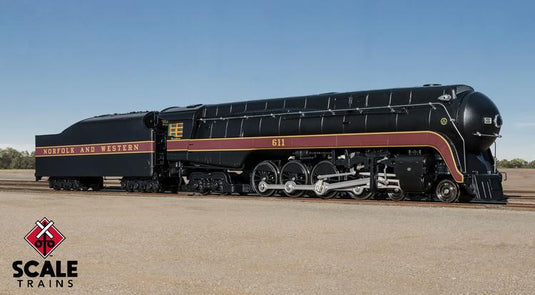 Fox Valley HO N&W Class J 4-8-4 Steam w/DCC & Sound - Norfolk & Western