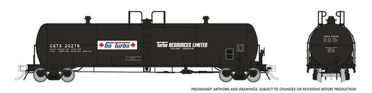 Rapido Trains HO Procor 20K gal. Tank Car: Turbo Ressources - CGTX