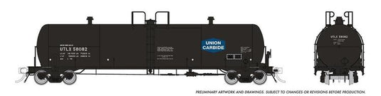 Rapido Trains HO Procor 20K gal. Tank Car: Union Carbide - UTLX