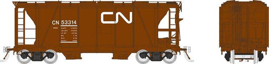 Rapido Trains HO Enterprise Covered Hopper : CN - MOW Red - CN