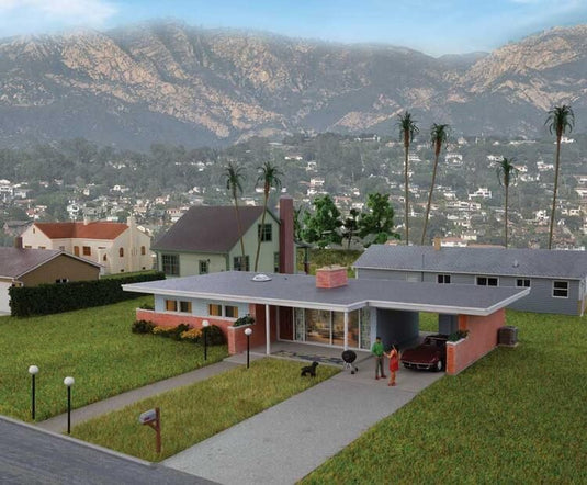 Walthers Cornerstone HO Mid-century Modern Home - Kit