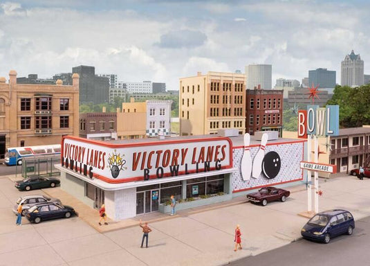 Walthers Cornerstone HO Vintage Bowling Alley - Kit