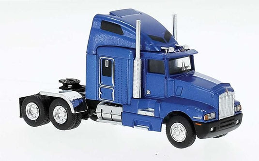 Brekina HO 1984 Kenworth T600 Sleeper-Cab Tractor - Blue