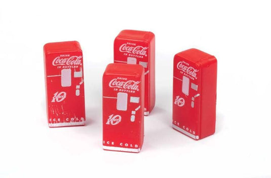 Classic Metal Work HO Coca-Cola Machines pkg(4) - 1950's Era