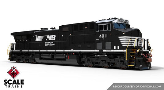 ScaleTrains Rivet Counter HO GE AC44C6M w/DCC & Sound - Norfolk Southern "Horsehead"
