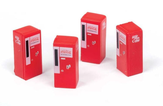 Classic Metal Work HO Coca-Cola Machines pkg(4) - 1960's Era