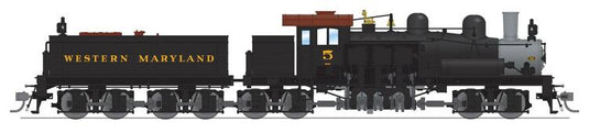 Broadway Limited Imports HO Class D 4-Truck Shay - Paragon4 Sound/DC/DCC, Smoke & GoPack - Western Maryland : #5