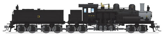 Broadway Limited Imports HO Class D 4-Truck Shay - Paragon4 Sound/DC/DCC, Smoke & GoPack - Chesapeak & Ohio : #3