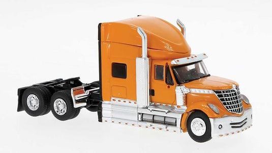 Brekina HO 2010 International Lonestar Sleeper-Cab Semi Tractor - Orange