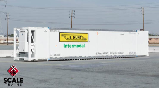 Scaletrains Operator HO CIMC 53'Reefer Container With Sound, J.B. Hunt #569427