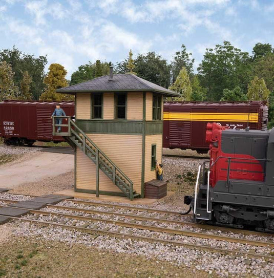 Walthers Cornerstone HO Trackside Signal Tower - Kit