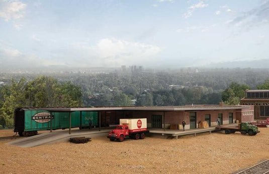 Walthers Cornerstone HO Mid-Century Modern Freight Station - Kit
