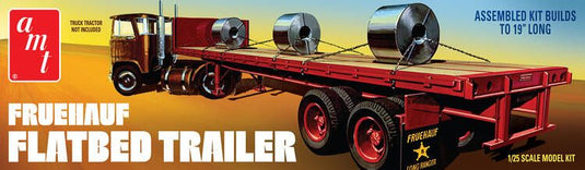 AMT 1/25 Fruehauf Flatbed Semi Trailer