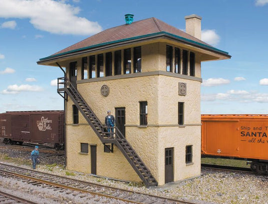 Walthers Cornerstone HO Santa Fe Interlocking Tower - Kit