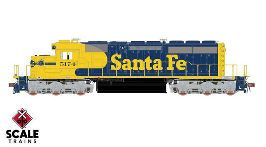 ScaleTrains Rivet Counter HO EMD SD40-2 w/DCC & Sound - Santa Fe