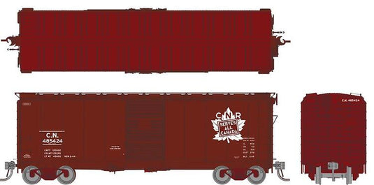 Rapido Trains HO 1937 AAR 40' Boxcar - Canadian National (Serves All Canada)