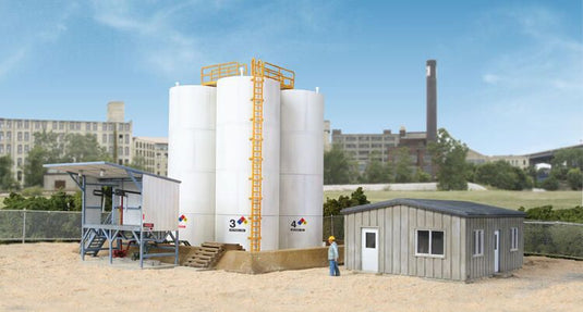 Walthers Cornerstone HO Truck-Served Fuel Distributor - Kit