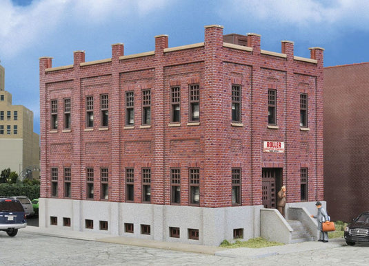 Walthers Cornerstone HO Brick Office Building - Kit