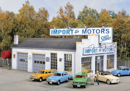 Walthers Cornerstone HO Import Motors - Kit