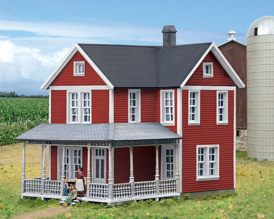 Walthers Cornerstone HO Cottage Grove Farm House - Kit
