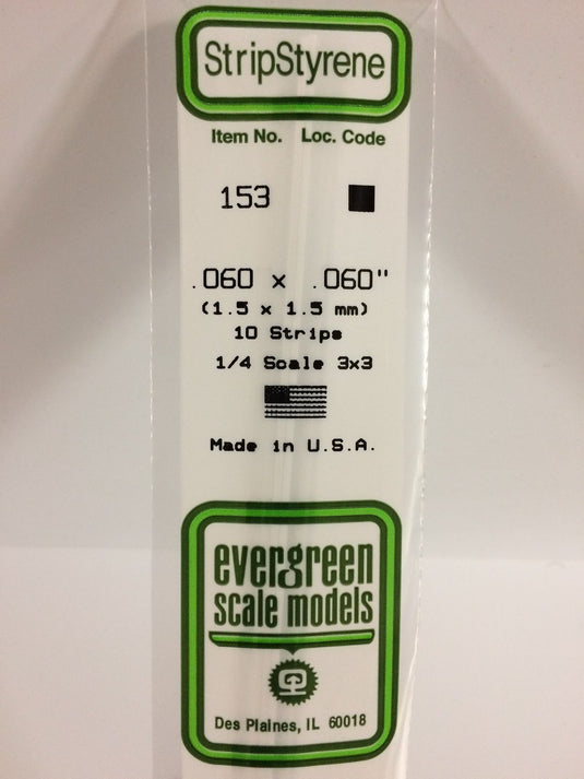 Evergreen Styrene Strip .060