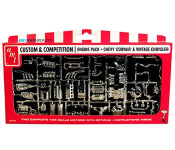 AMT 1/25 Custom & Competition parts / Engine Pack Chevy 283 & Pontiac 421