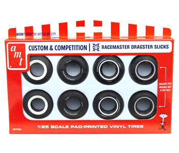AMT 1/25 Custom & Competition parts / Racemaster Dragster Slicks Style No.1