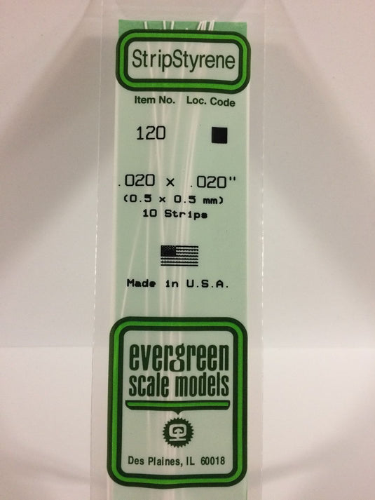 Evergreen Styrene Strip .020