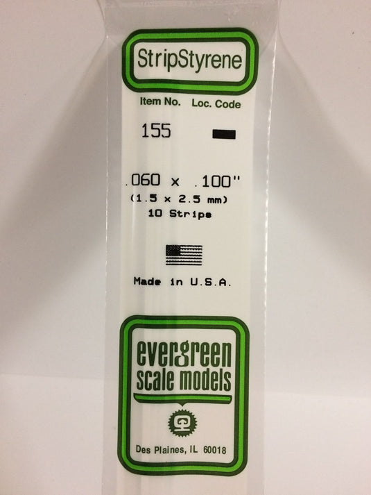 Evergreen Styrene Strip .060