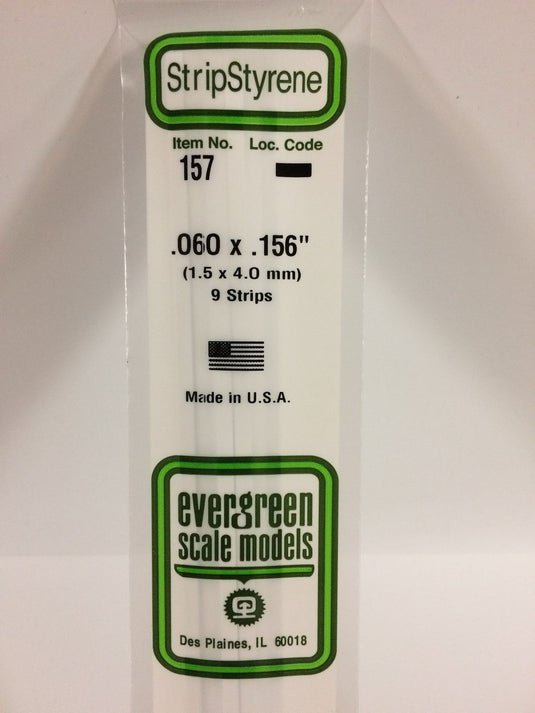 Evergreen Styrene Strip .060