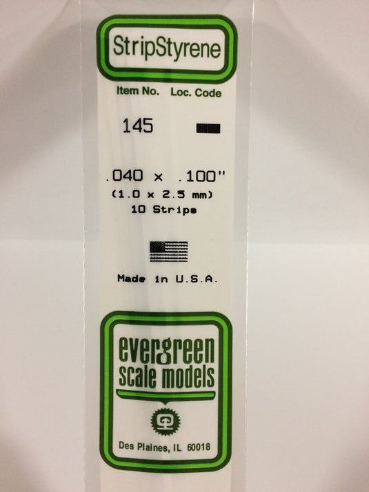 Evergreen Styrene Strip .040