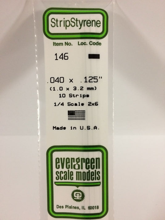 Evergreen Styrene Strip .040