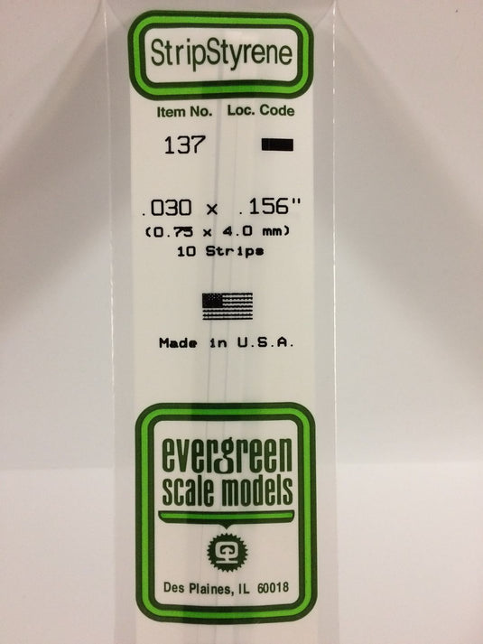 Evergreen Styrene Strip .030